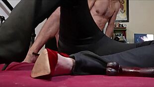 french homemade corset leather pants heels doggy pussy fuck rimjob deepthroat ass to mouth?