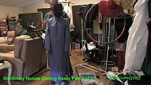 Doctor tampa milks cum from patient in humiliating nurse handjob clinic