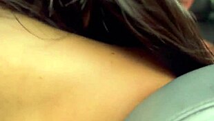 ex offers ride and pulls out cock for wild backseat sucking and doggy pounding