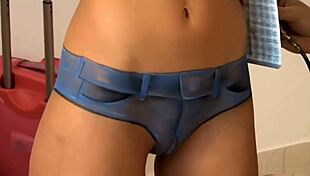 blue angel struts body painted and naked flashing crowds in public outdoor spots