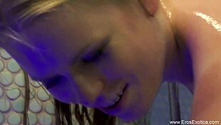 Pregnant Blonde Craves Sensual Interracial Loving Touch