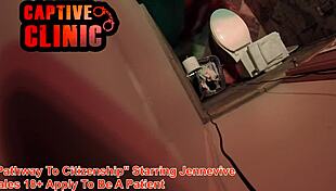 jennevive's naked gyno exam bloopers spill from pathway to citizenship at bondageclinic