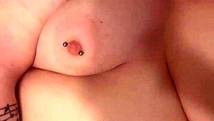 damn this cute chubby redhead moans fingering wet pussy and tits closeup