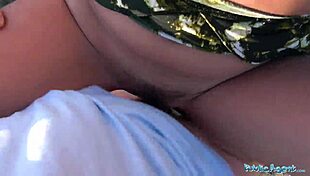 Think you could handle this busty milf's sloppy public blowjob and raw fuck?