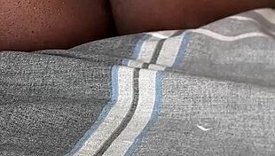 Elle teases her intimate spot in secret allure