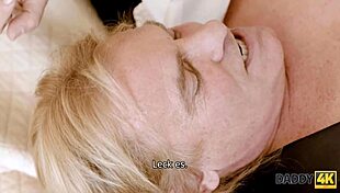 naive bride cheats on groom with his experienced dad licking ass and balls