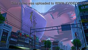 giantess body explodes into huge tall growth frenzy