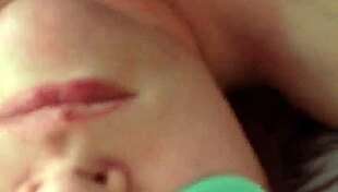 Facial blasts my homemade slut's eager face