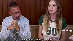 Therapist Joins Stepdad and Mistress for Taboo Group Shag