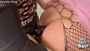 mistress irena mur pounds sissy bitch ass with strapon fury