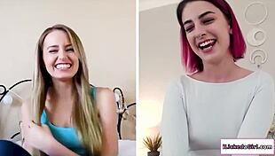 lesbian couple fingers hairy pierced pussies on live webcam