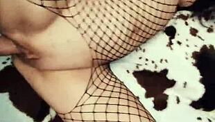 Skinny gypsy milf model strips erotic lingerie getting horny on cam!