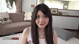 Massive Titty Fuck on Busty Asian Rie Tachikawa Leads to Passionate Blowjob!