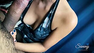 Latina Wife Tastes Ass Cock From Behind