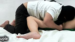 friends go viral banging classmate in college garage after clothes rip off