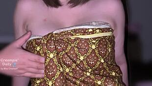 neighbor auntie sneaks in for secret creampie while hubby's away