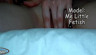 Naughty 18yo college virgin student orgasms first time homemade clit toy play