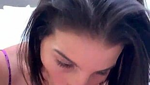 Shaved pussy Latina Lasirena69 shows off big ass and tits in full movie POV cumshot facial