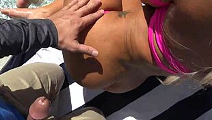 Brandi Bae fucks Teddy Tarantino hard with buttplug stuffing her big ass