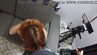 Rachel Hell gags deepthroat choking on cock in POV casting