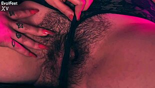 two goddesses lick hairy armpits and feet in nylon bliss