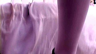 hey slutty blonde teen in fishnets fingering her tight ass