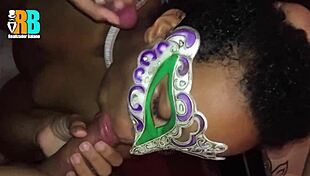 Want to see your hotwife take Brazilian bull cock right in front of hubby?