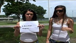 Holy Shit Brunette Flashes Shaved Pussy and Pierced Nipples in Risky Public Dare!