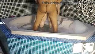 the hottie teases her big cock before outdoor pounding 😏🍆💦