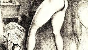 Wow, uncover stunning vintage erotic art from antique retro eras!