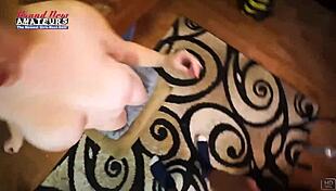 my big tits coed mouth and pussy get pounded