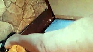 Three busty girlfriends finger hairy pussies in hostel kitchen close-up!