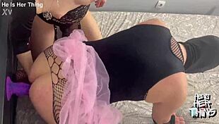 mistress irena mur pounds sissy bitch ass with strapon fury