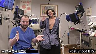 Rebel Wyatt Endures Stranger Hitachi Orgasms in Prison Gagging on Toys