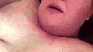 man kandy kane's chubby tits bounce wild in homemade deepthroat wife slut action