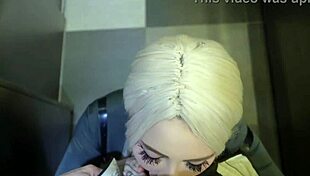 stranger's mouth stuffed hard in public elevator with housemate