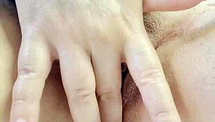 Ever seen a chubby Italian milf's huge hairy pussy lips quiver to a massive vibrator orgasm up close?