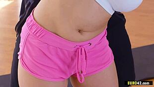 Gorgeous Brunette Billie Star Rides Yoga Instructor's Cock Cowgirl Style After Licking