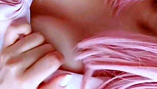 Wow 😍 young cutie with beautiful pussy creampied hard by huge cock!! 💦