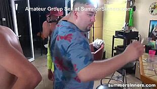 Summer pissing frenzy sparks endless hardcore fucking