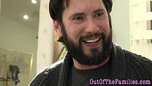 omg teen swallows stepdad's hot jizz straight in her mouth after hardcore sucking 😋💦