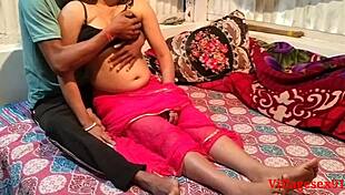 Desi couple bangs hard homemade wife in saree, licking pussy quickie by localsex31