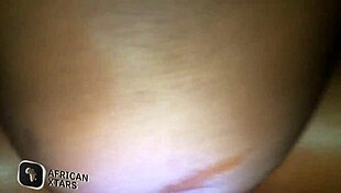 ebony lizzy trembles with joy riding that fat long monster dick