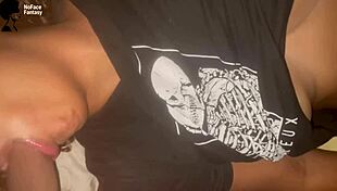 While friend works I creampie his sleeping wife POV