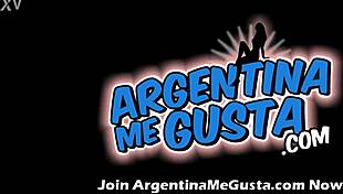 Busty Skinny Brunette Wiggles Massive Tits Round Ass Thong Panties