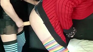 Brunette Strapon Milf Lola Pegs Big Cock Anal Ass