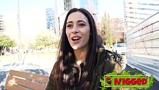 sofia sweet's interview turns rough with big black cock riding and desperate food play