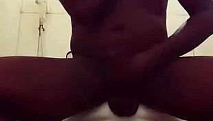 naija solo guy strokes huge cock to neighbor's dirty moan fest