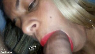 Wife Gulps Every Drop of Cuckold Hubby's Juicy Cumshot Dripping Wet