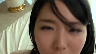 Young Ayumu Ishihara Fingers Herself Hard Before Creampie Pov Rail Ride